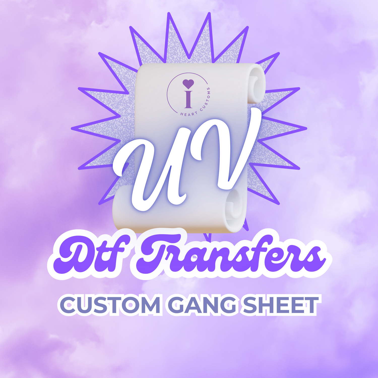 Custom UV DTF Transfer