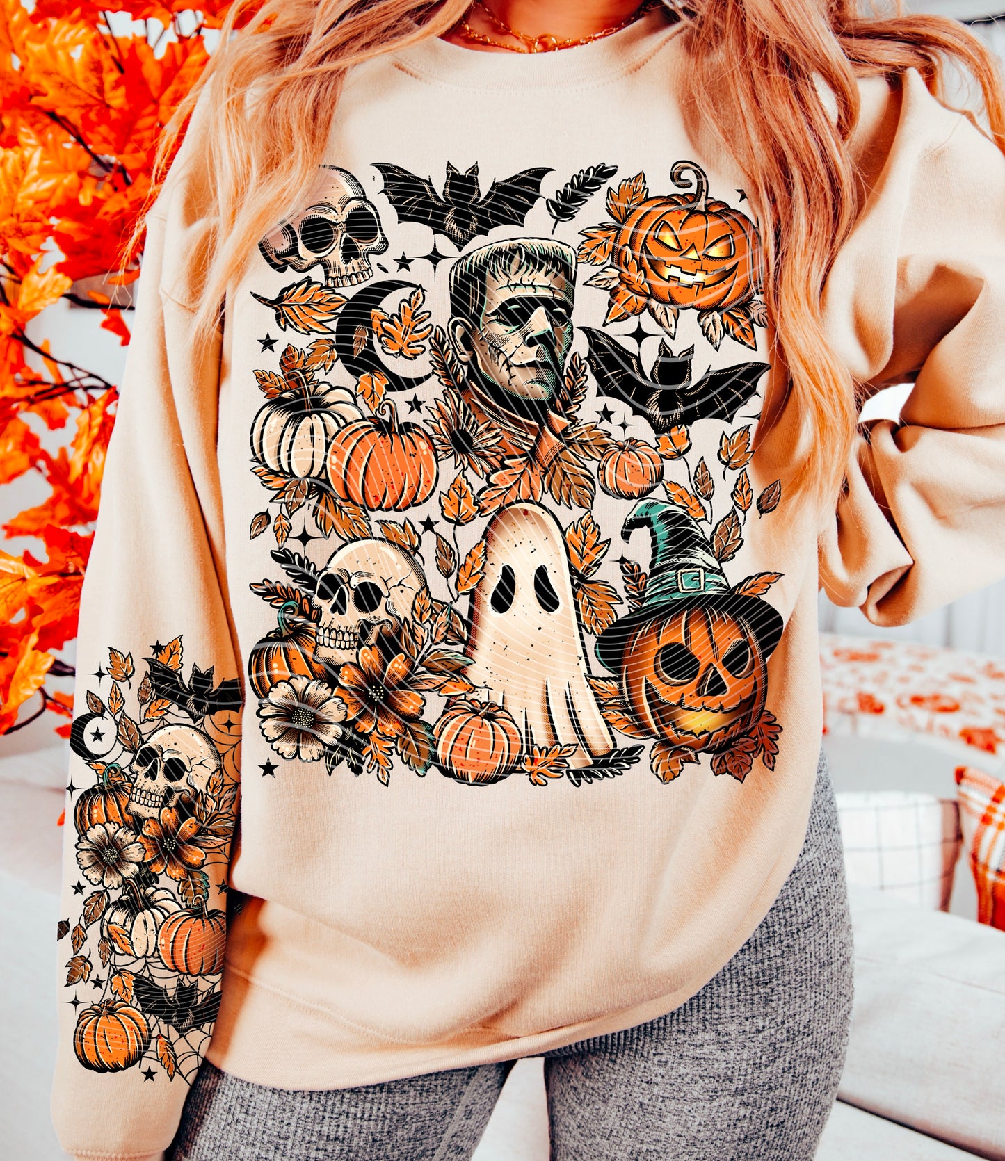 Matching DTF Series - Set Series - Frankenstein and Ghouls A094