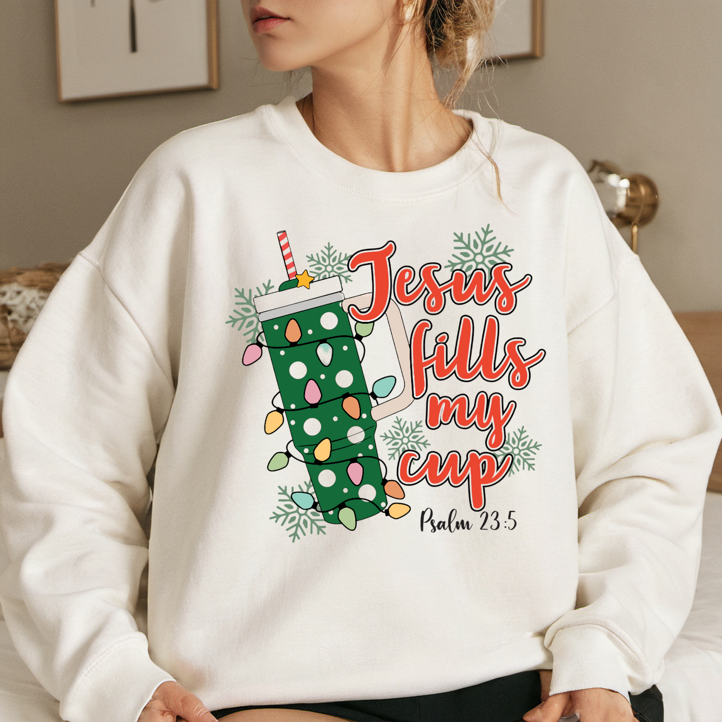 Jesus Fills my cup DTF Transfer Film 9460