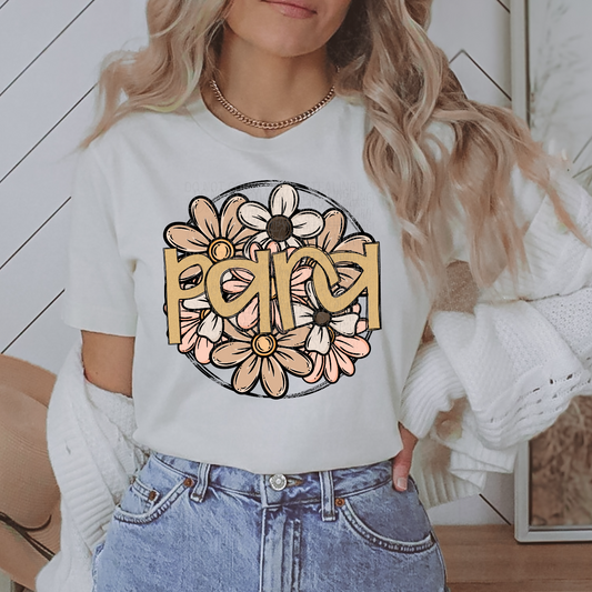 Rustic Floral Series - Para DTF Transfer Film SA025