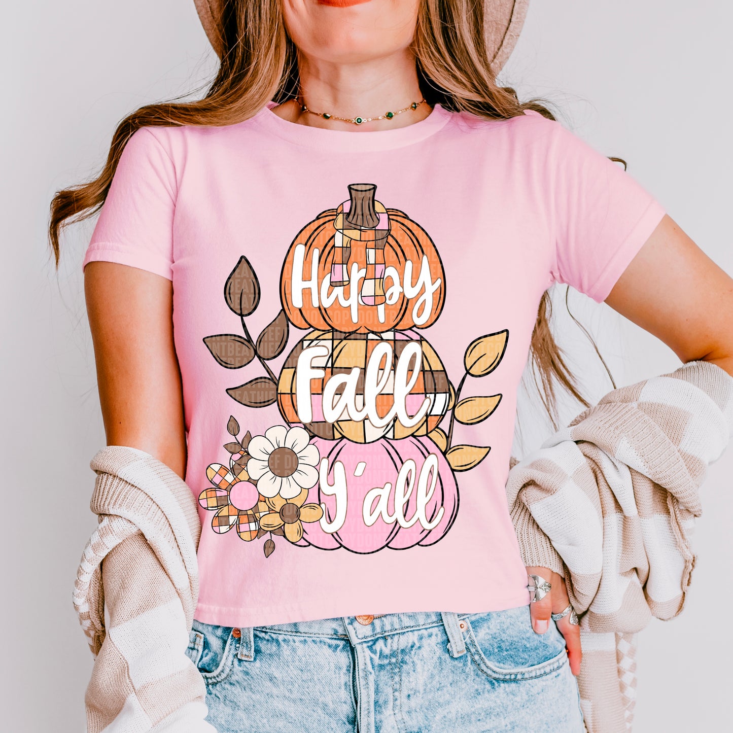 Happy Fall Y’all DTF Transfer Film SDD084