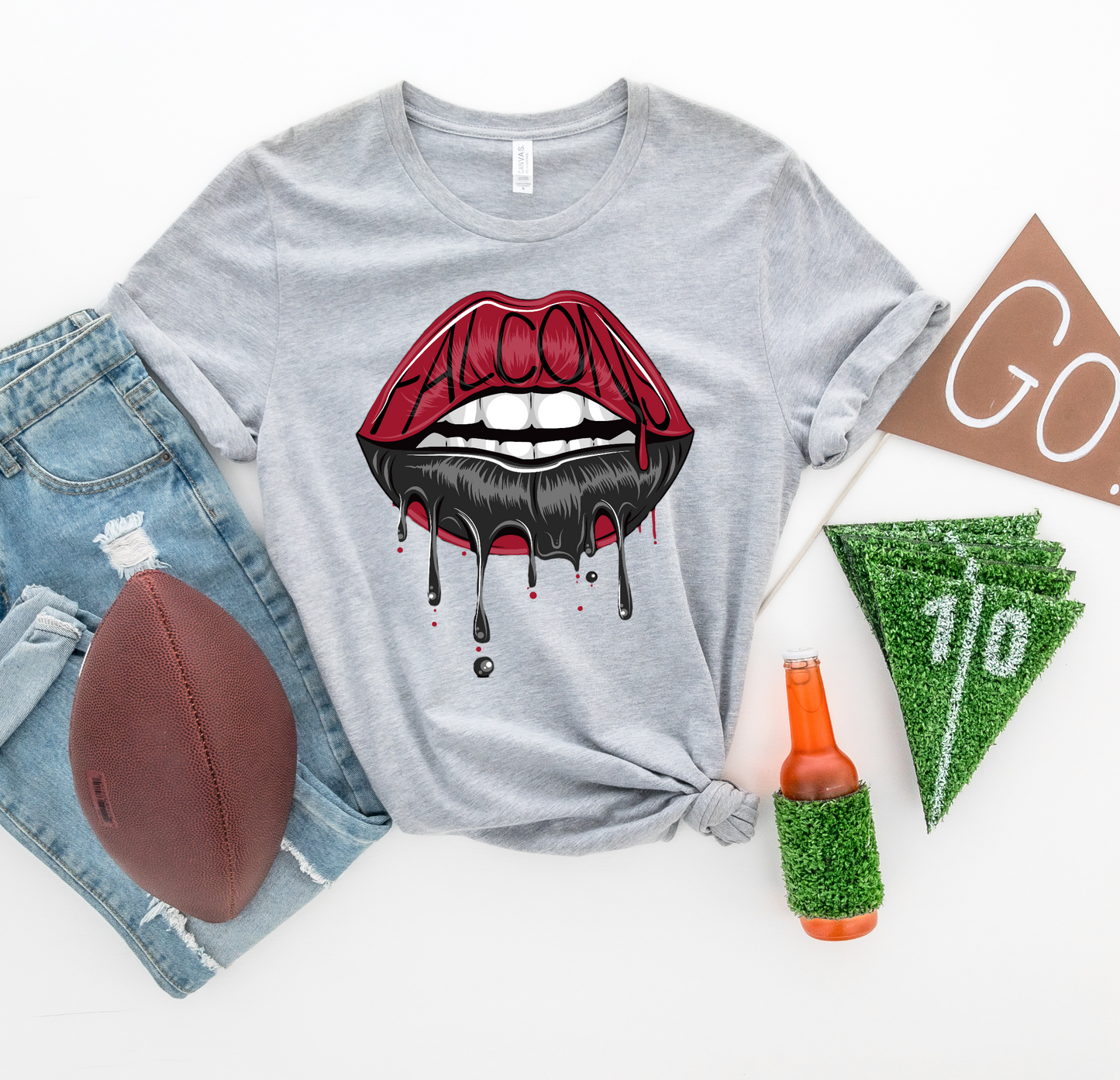 Football Lips L21 FBE DTF Transfer Film