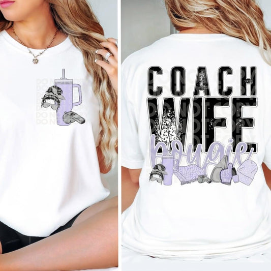 Matching DTF Series - Pocket & Back - Coach Wife Bougie