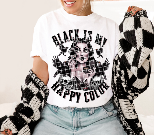Matching DTF Series - Set Series - Black is my Happy Color