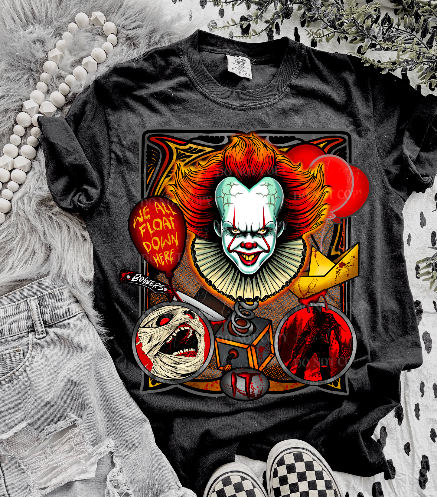 Horror Clown DTF Transfer Film