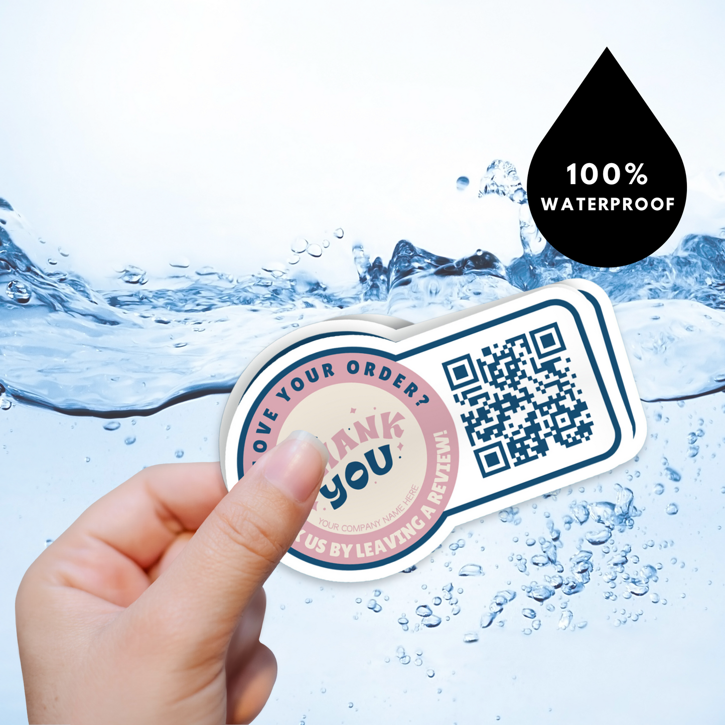 QR Code Sticker