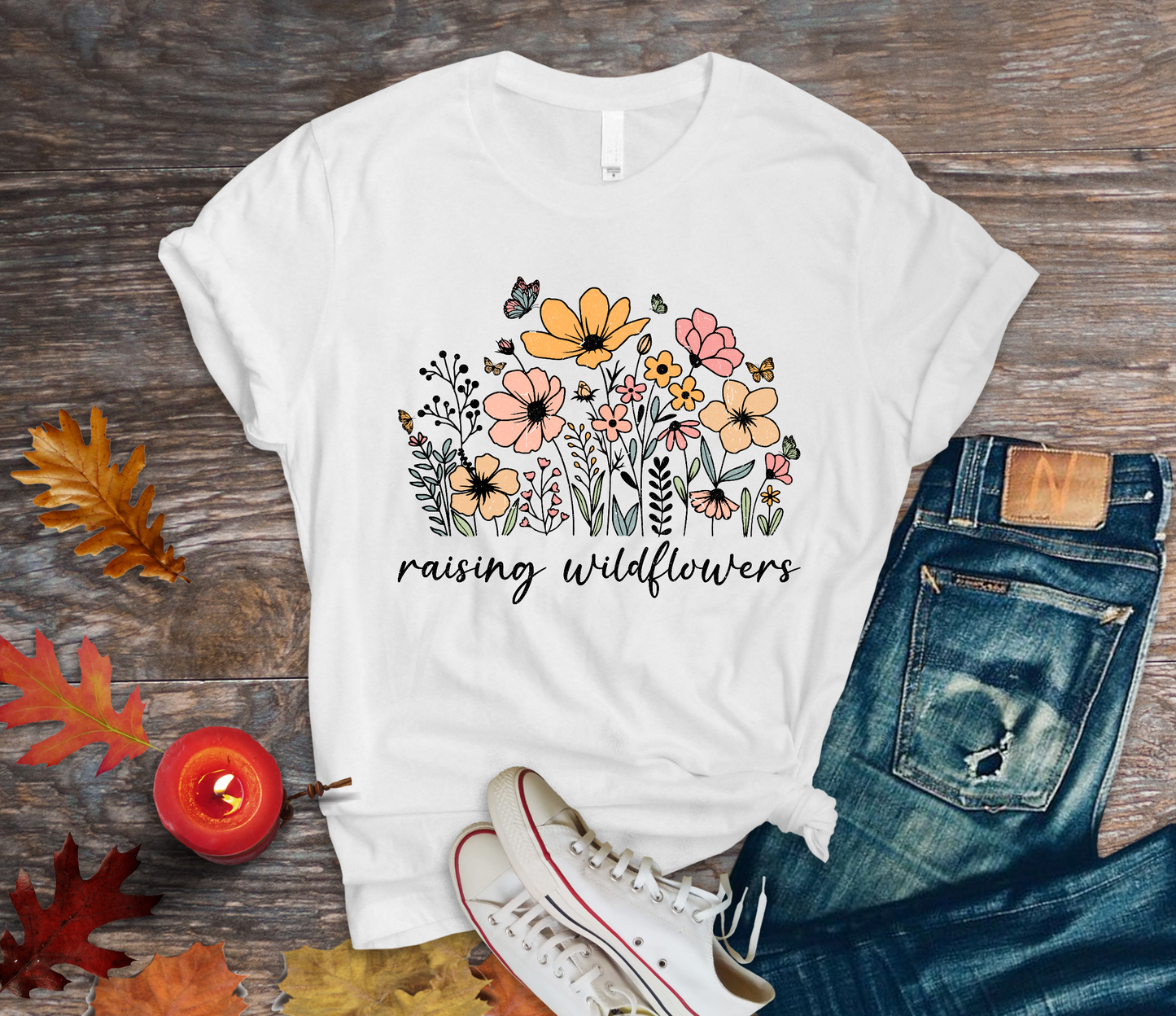 Raising WildFlower Matching DTF Transfer Film 0436