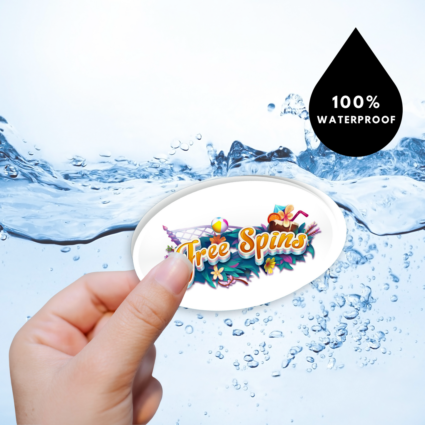 Oval Stickers