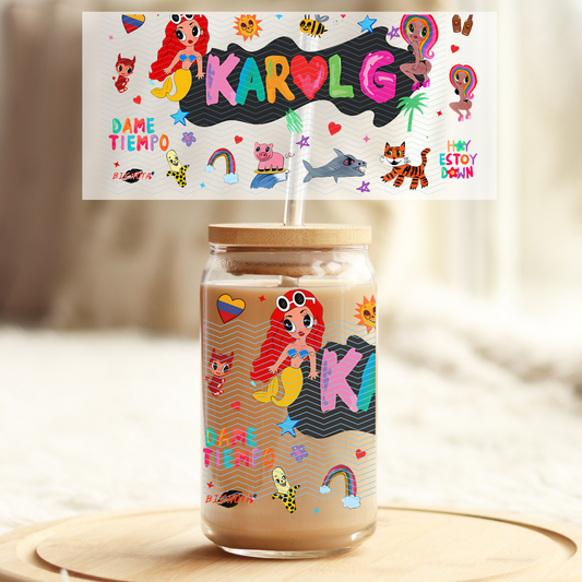 KG 12 - 16oz Glass UV DTF Transfer Film