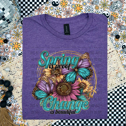 Change is beautiful DTF Transfer Film SD045