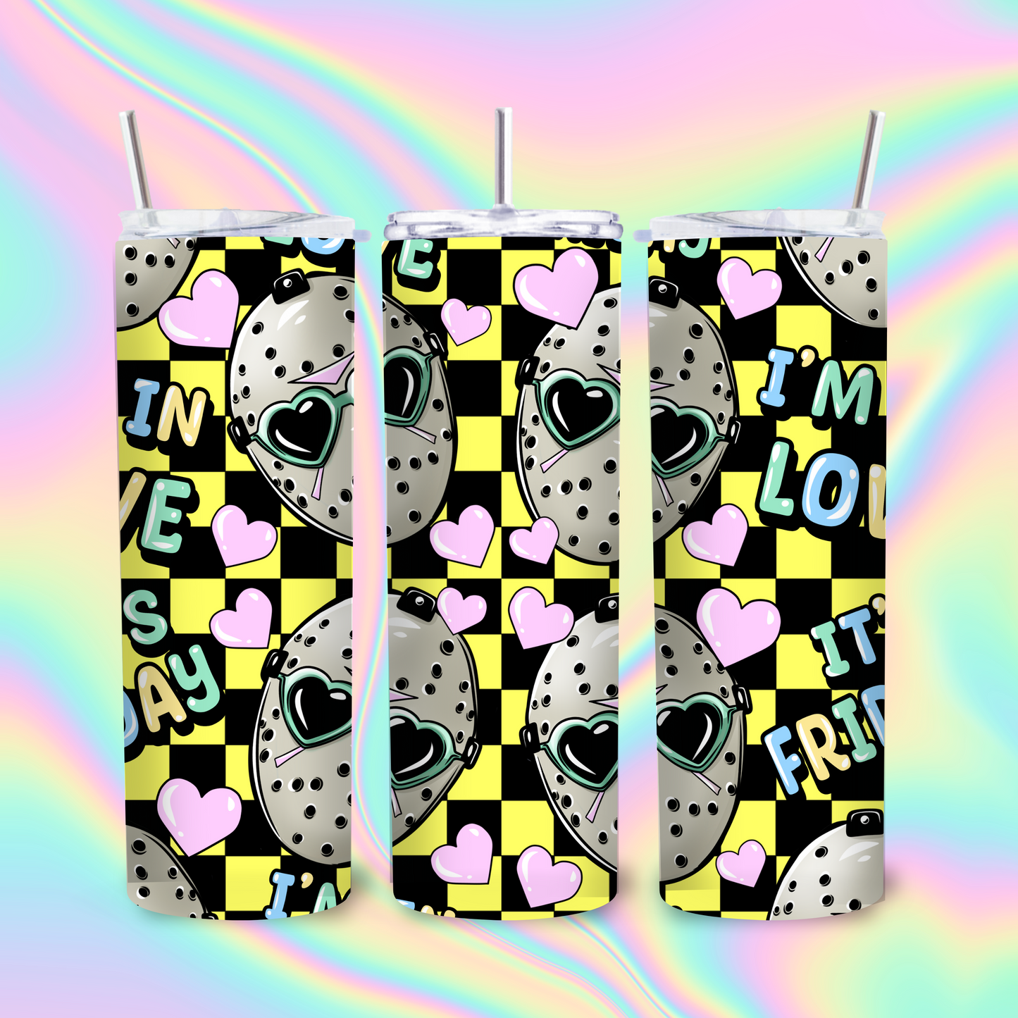 Friday Valentine - Tumbler Sublimation Transfer Film