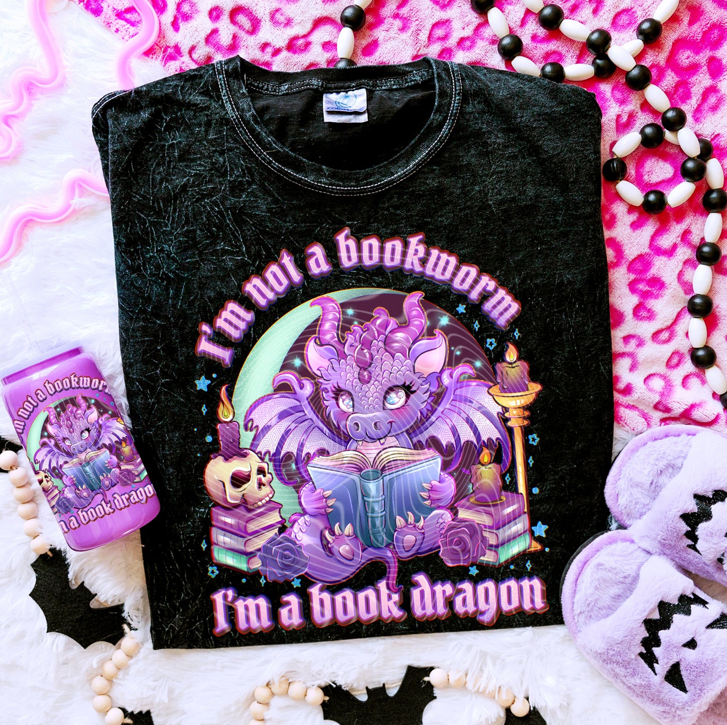 Matching DTF Series - Set Series - Not a bookworm, I’m a book dragon G035