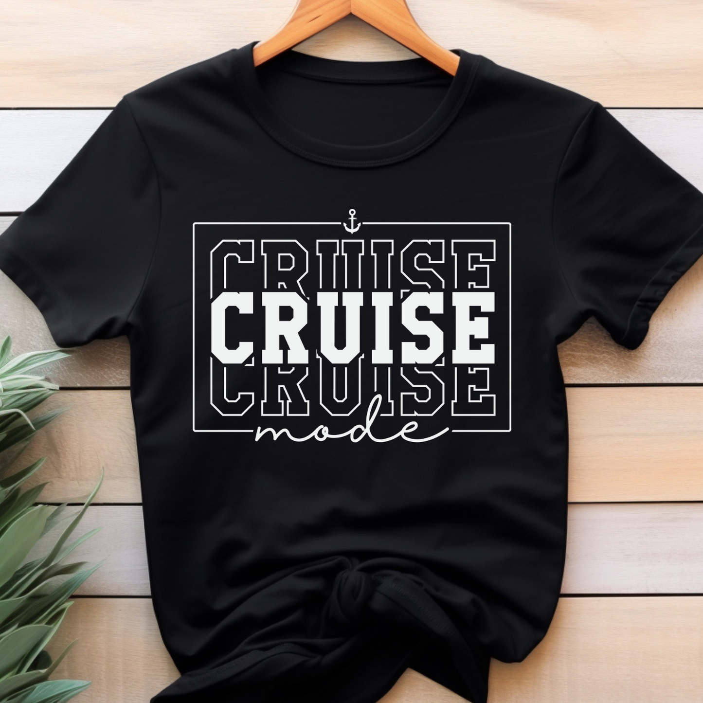 Minimalist Cruise Mode White DTF Transfer Film