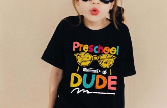 Preschool Dude Youth Cotton T-shirt
