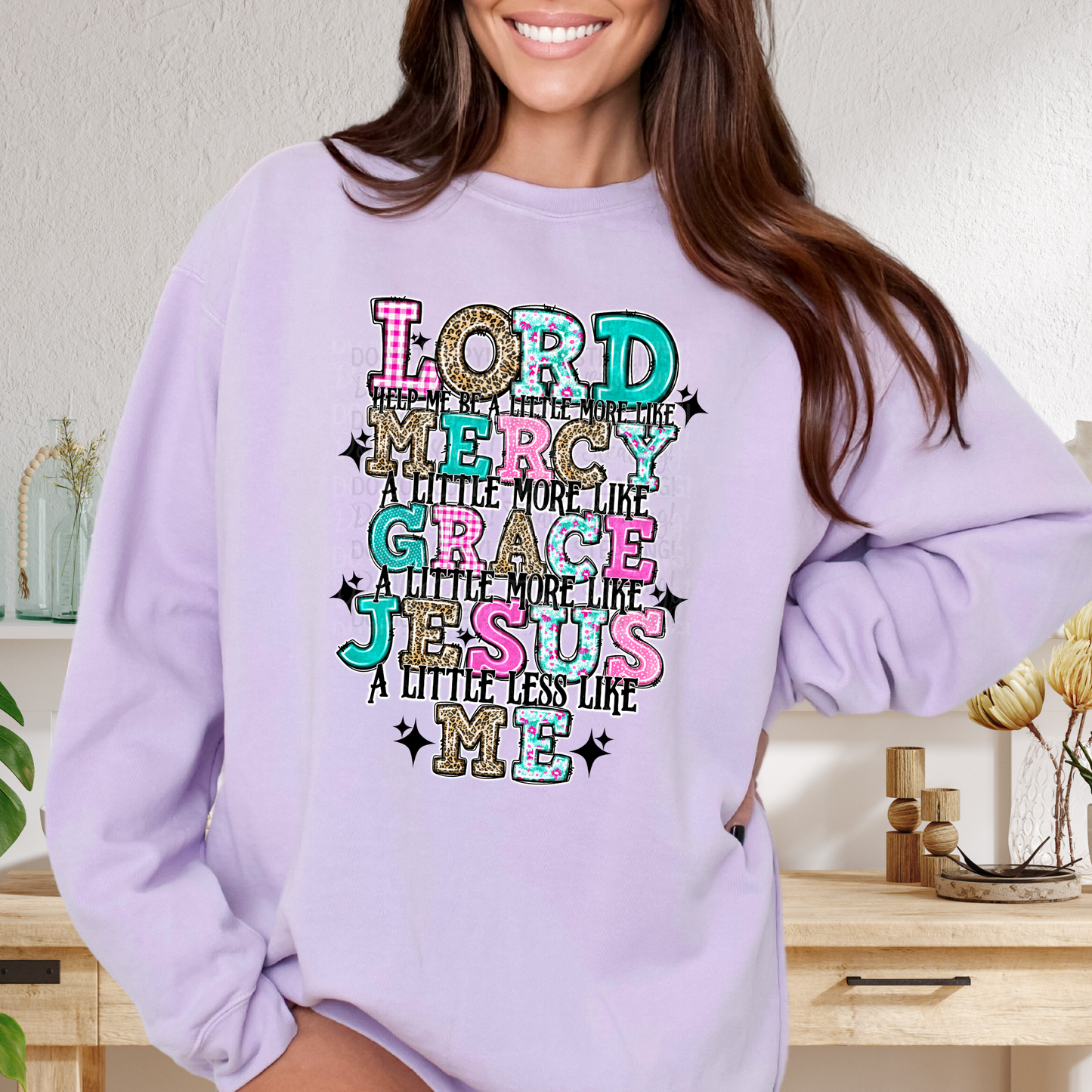 LORD help be be a little more like.. DTF Transfer Film SD015