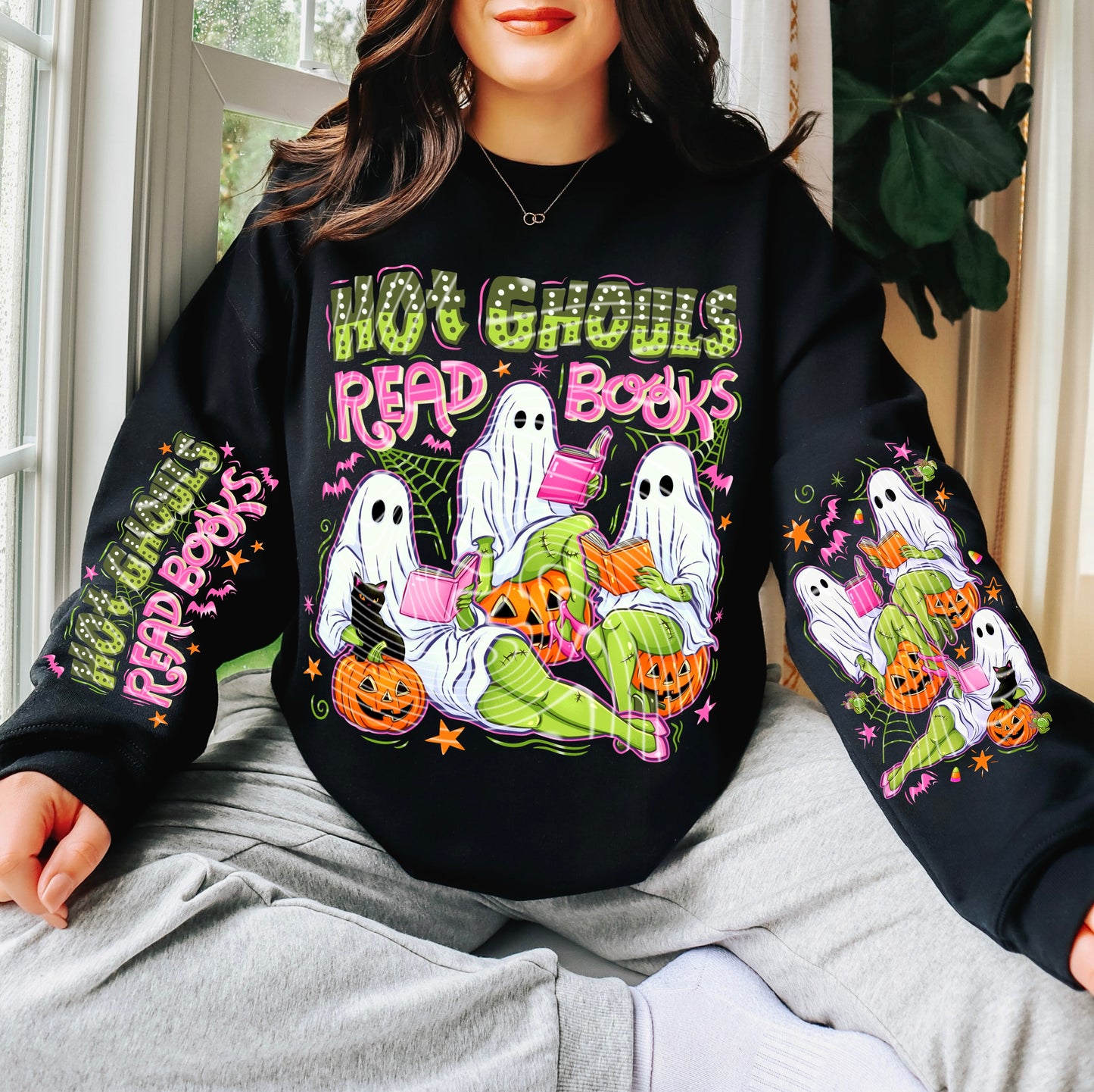 Matching DTF Series - Set Series - Hot Ghouls Read Books G075