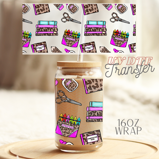 School supplies - 16oz UV DTF Transfer Film