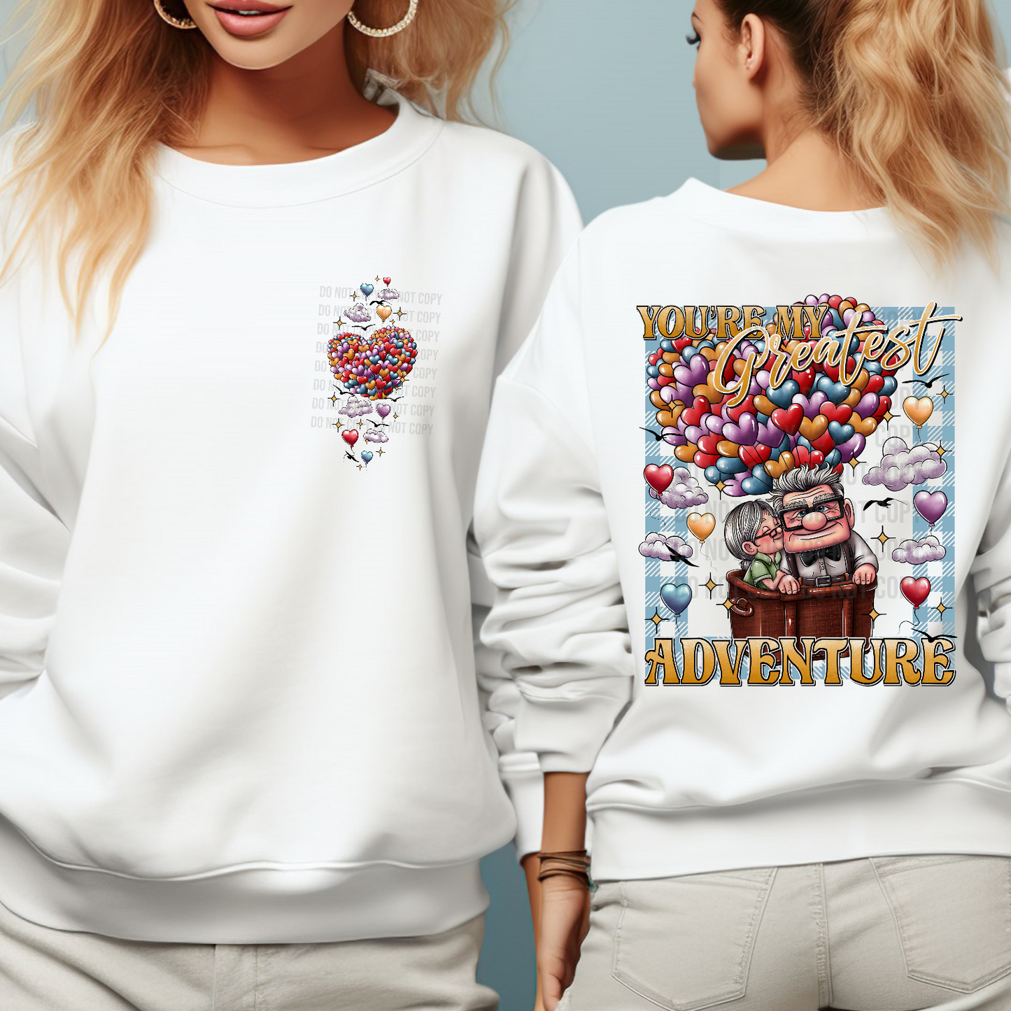 Matching DTF Series - Pocket & Back - You’re my greatest Adventure