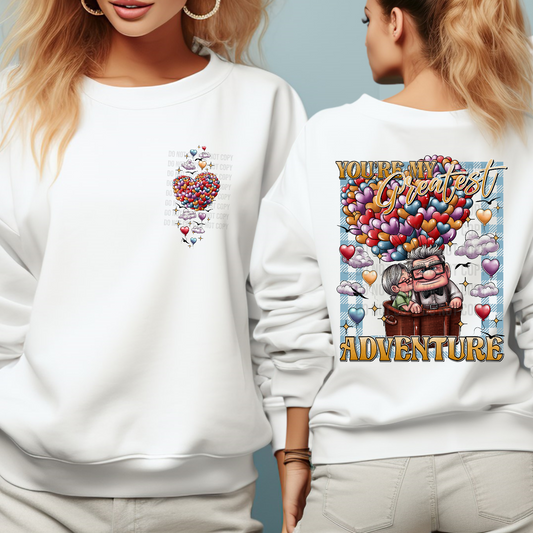 Matching DTF Series - Pocket & Back - You’re my greatest Adventure