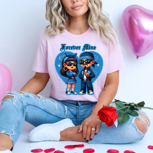 Forever Mine Cholo Couple Dtf Transfer Film