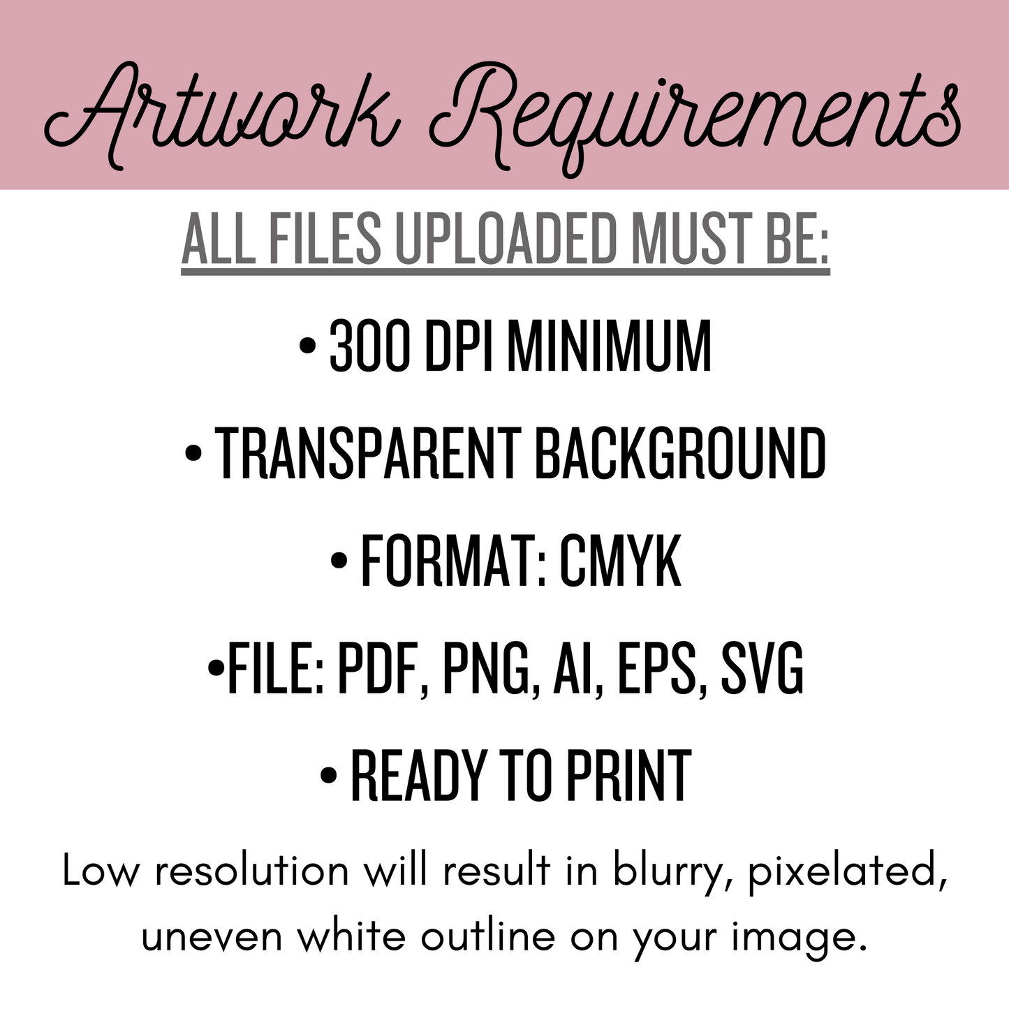 CUSTOM DTF TRANSFER SHEET (UPLOAD YOUR INDIVIDUAL DESIGNS)