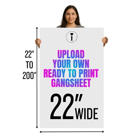 CUSTOM 22 INCH DTF GANG SHEET (MULTIPLE DESIGNS ON 1 ROLL)
