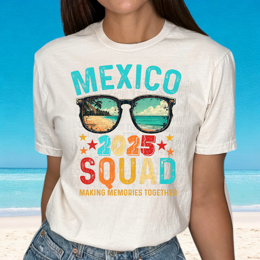 Mexico 2025 Squad DTF Transfer Film E035