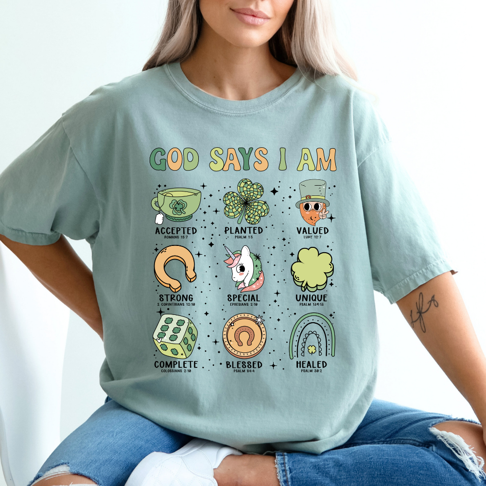 St Patrick God Says I am DTF Transfer Film