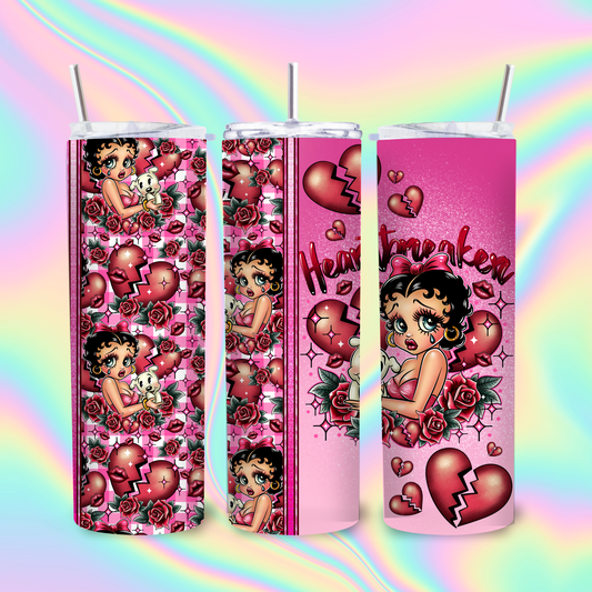 Heartbreaker - Tumbler Sublimation Transfer Film
