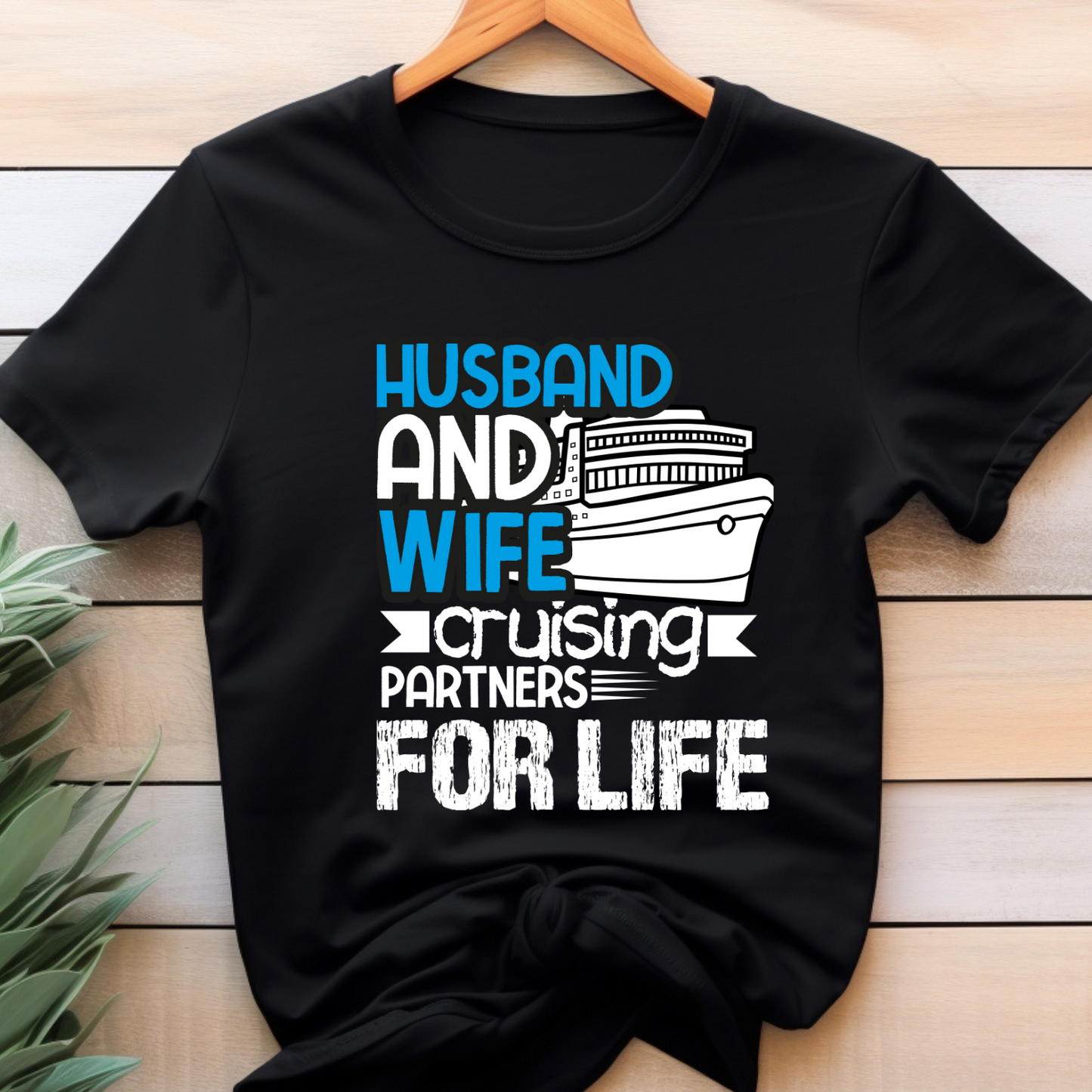 Husband and Wife Cruising for Life DTF Transfer Film