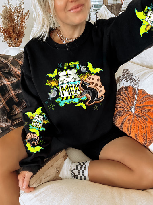 Matching DTF Series - Set Series - green spooky snacks L084