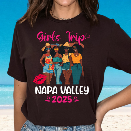 Girls Trip Napa Valley 2025 DTF Transfer Film E035