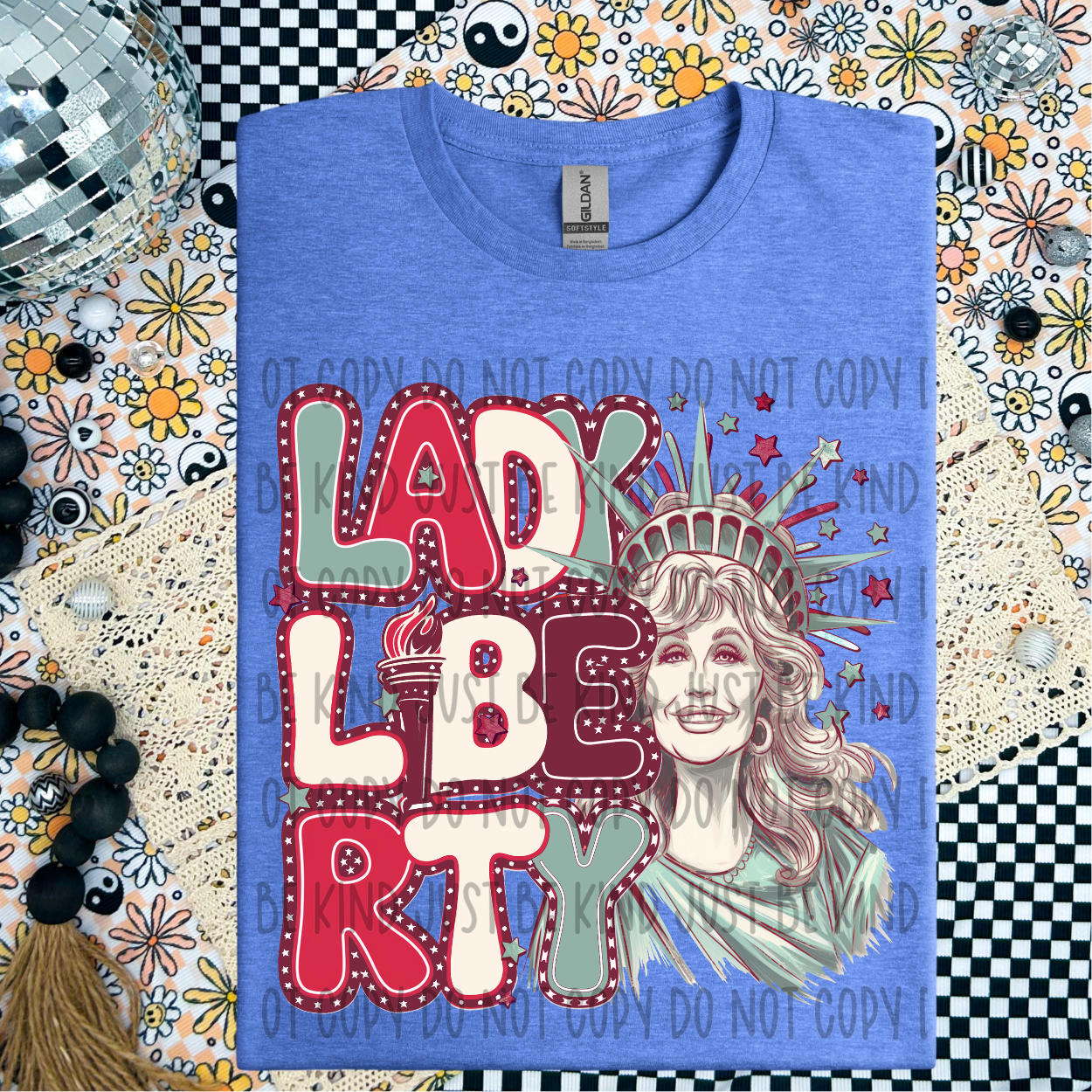 Lady Liberty DTF Transfer Film SD045