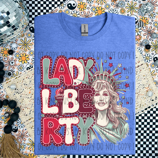 Lady Liberty DTF Transfer Film SD045