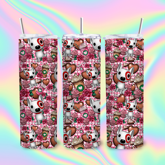 Valentine Dog - Tumbler Sublimation Transfer Film