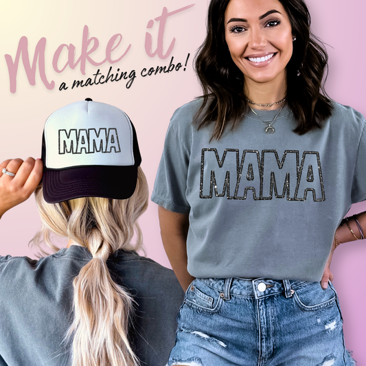 Faux Embroidery Mama DTF Transfer Film - Create your own matching set