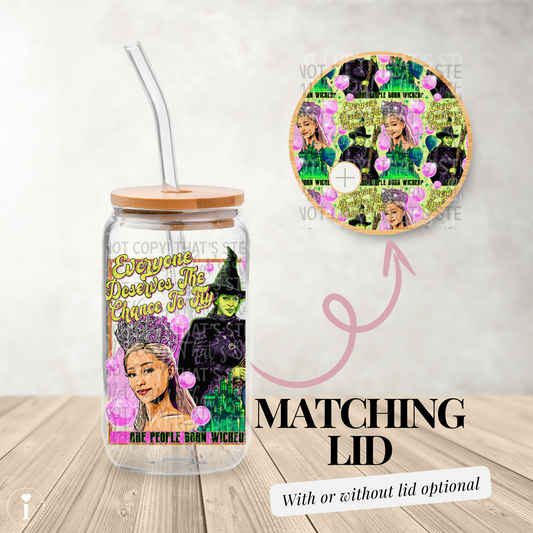 2024 Witch - 16oz UV DTF Transfer Film Wrap and Matching Lid G104