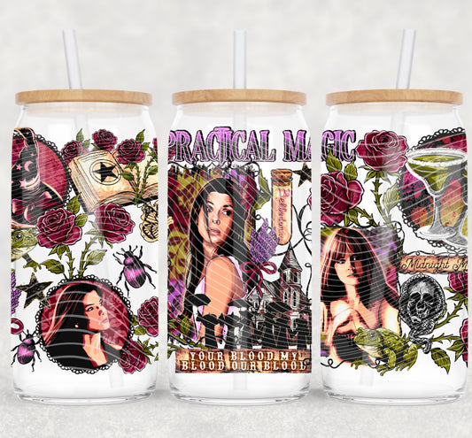 Magical Witchy Sisters 16oz UV DTF Transfer Film A095