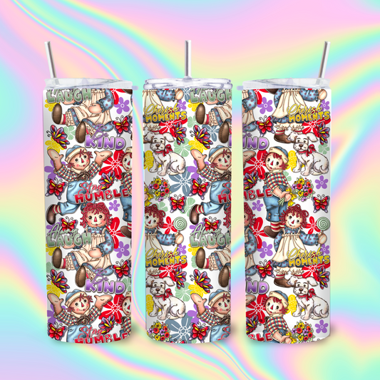 Vintage Dolls - Tumbler Sublimation Transfer Film