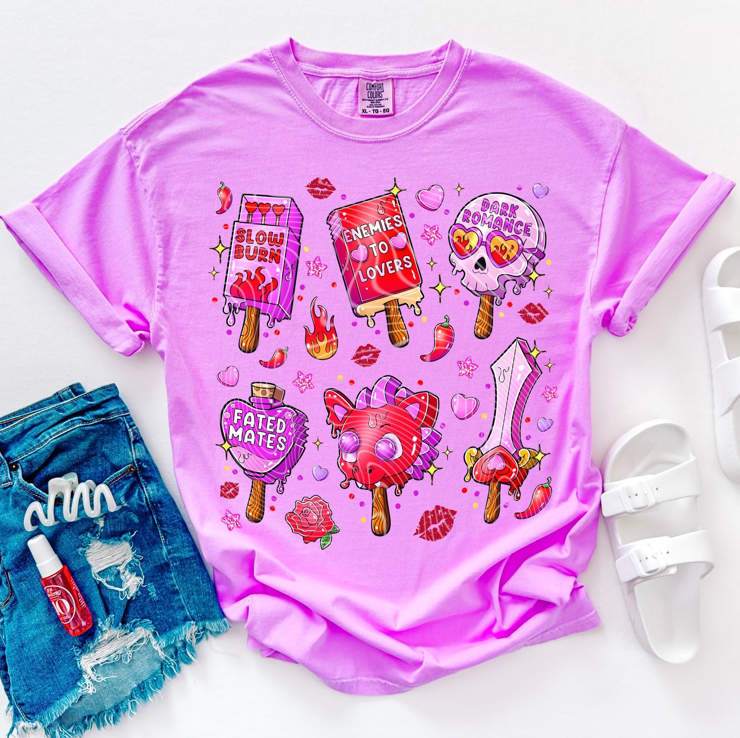 Matching DTF Series - Ice Cream Edition - Set Series - Book Lovers G055