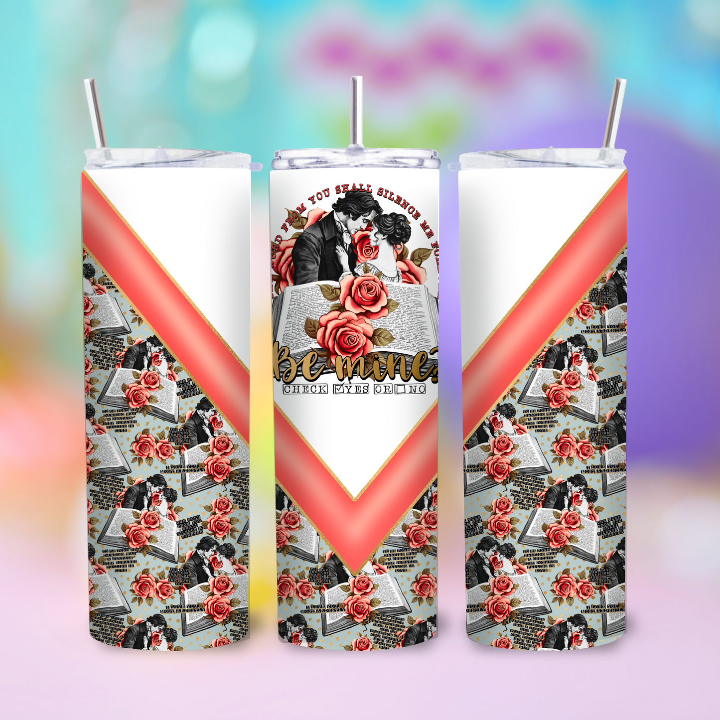 Valentine’s Day - Be Mine Tumbler Sublimation Transfer Film