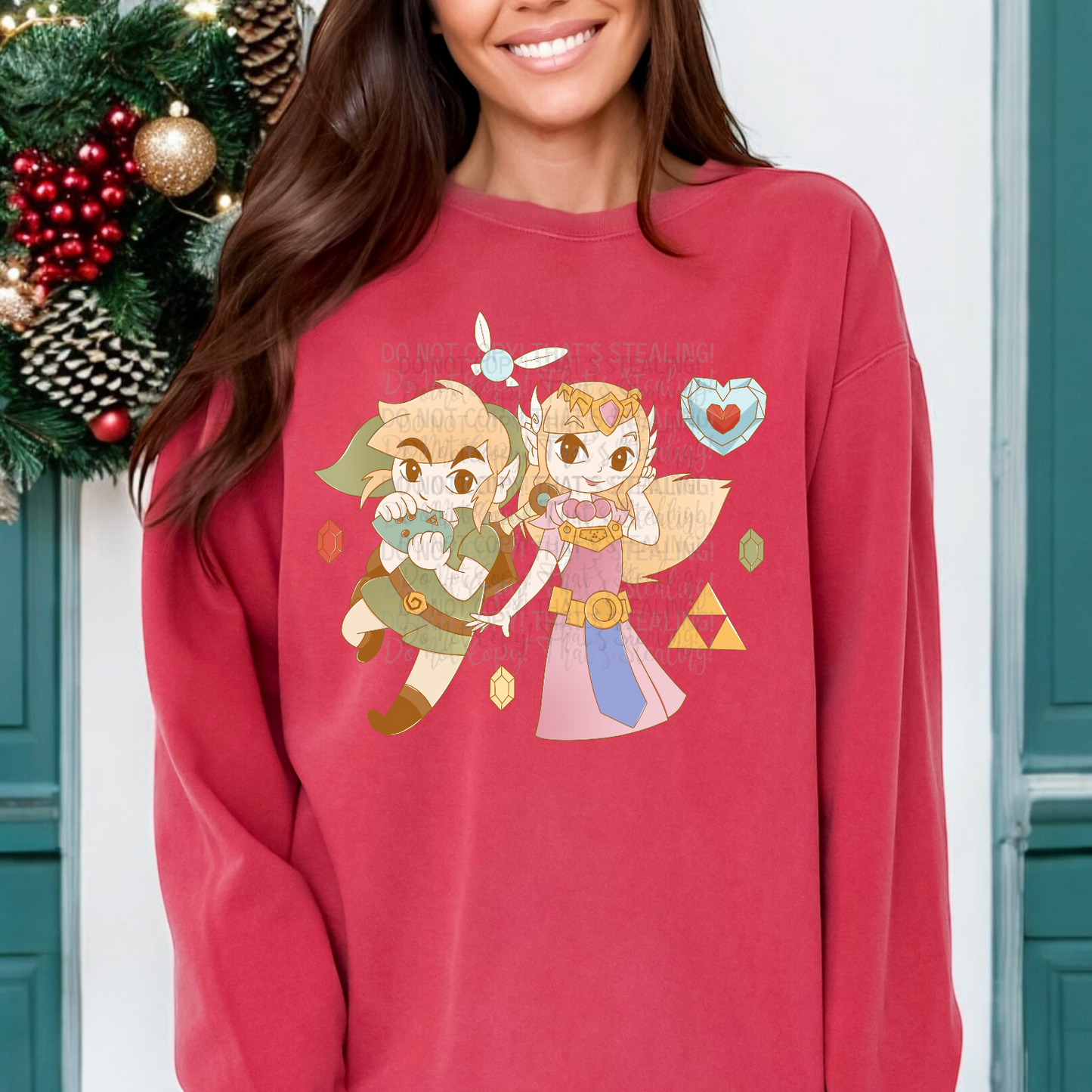 Holiday Gamer Doodle 1 DTF Transfer Film TG124