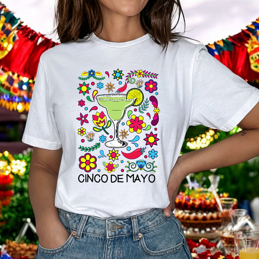 Cinco de Mayo DTF Transfer Film CF045