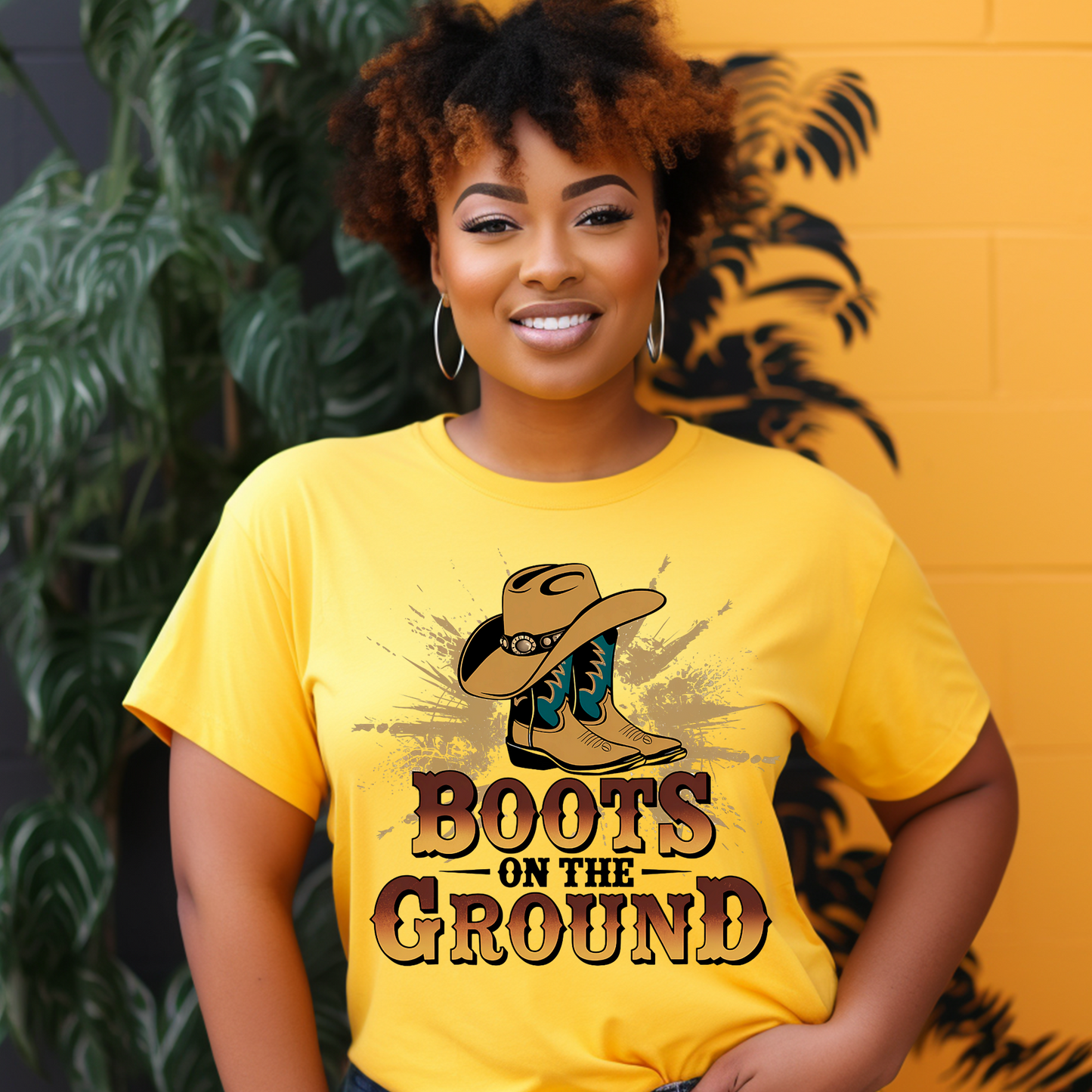 Boots on the ground DTF Transfer Film E075