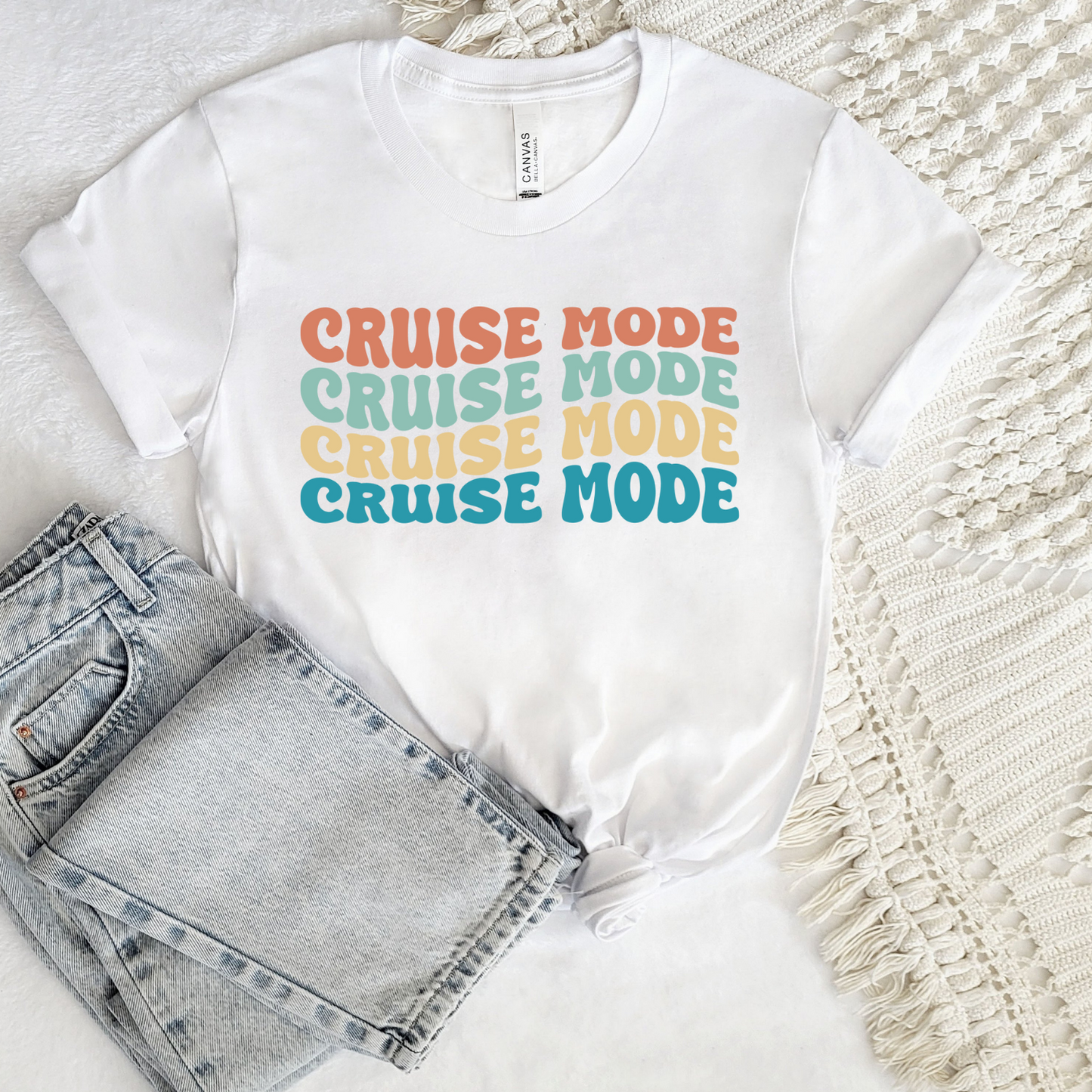 Retro Stacked Cruise Mode DTF Transfer Film