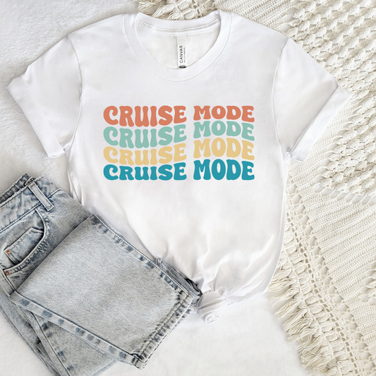 Retro Stacked Cruise Mode DTF Transfer Film