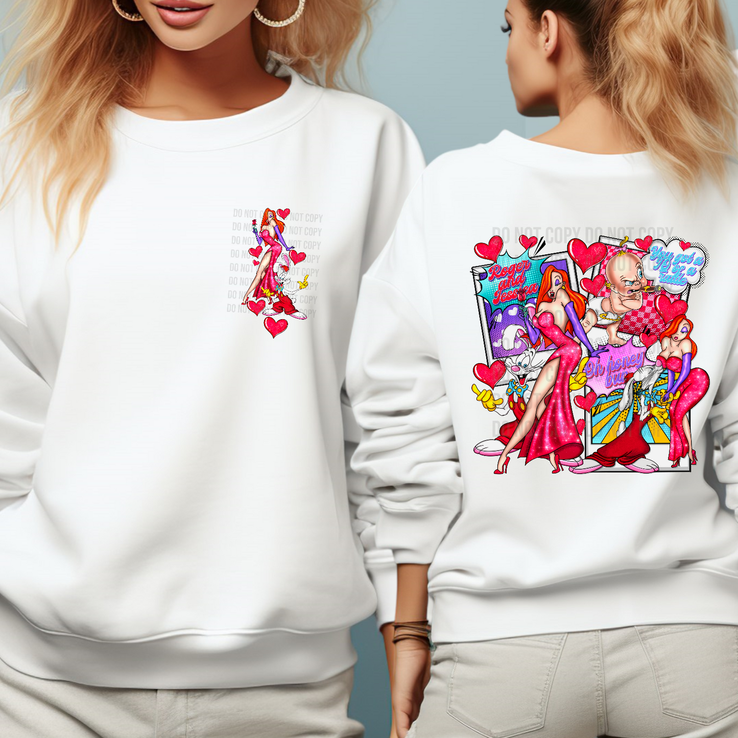 Matching DTF Series - Pocket & Back - Oh Honey Bun