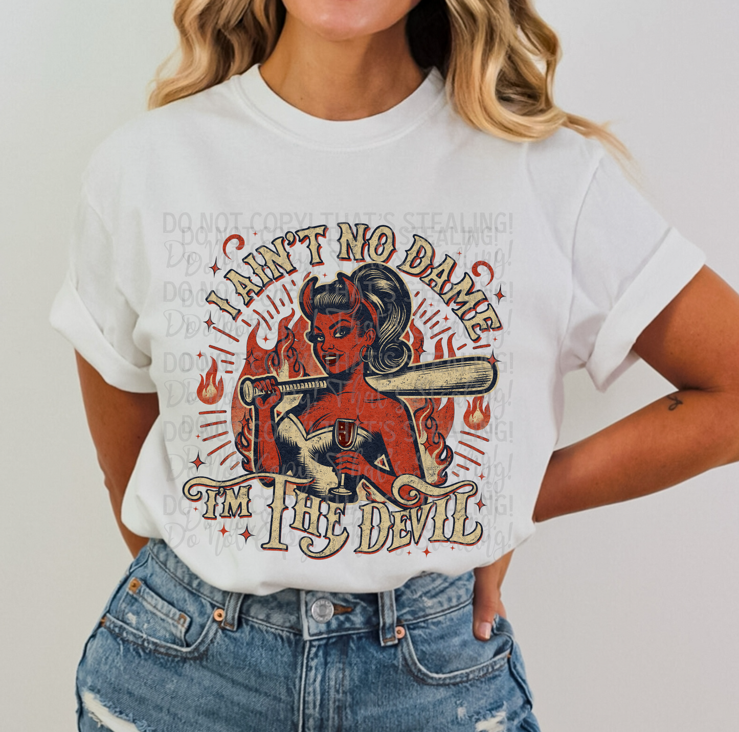 Matching DTF Series - Set Series - Ain’t No Dame, I’m the Devil