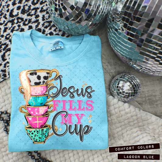 Jesus fills my cup DTF Transfer Film SD045