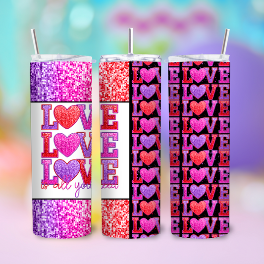 Valentine’s Day - Love Love Love Sublimation Transfer Film